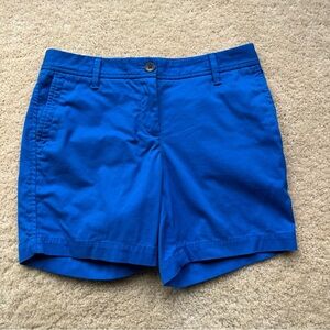 Talbots Women’s Blue Relaxed Chino Shorts - Size 2 Petite - EUC - Stretch